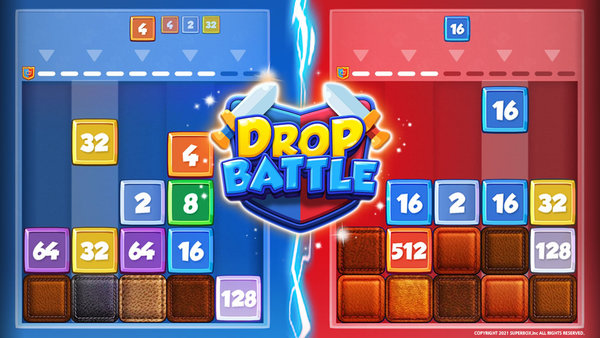 韩国益智对战手游《Drop Battle》上线谷歌商店 经典2048玩法