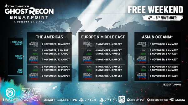 育碧《火线猎杀：绝境》全平台免费周末活动上线