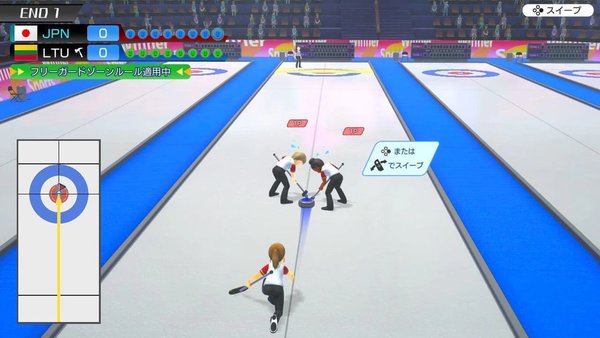 日本运动游戏作《大家一起玩冰壶》上线Switch平台 体验专业冰壶运动